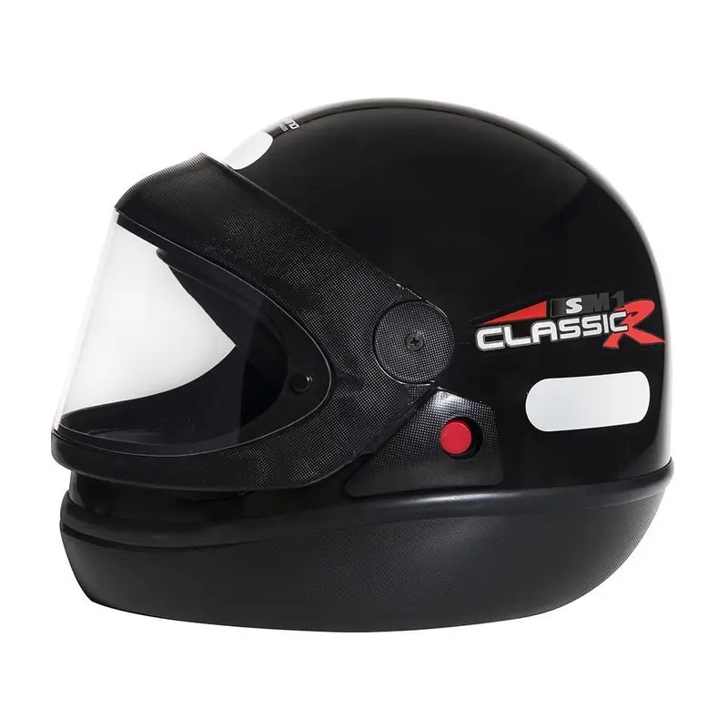 Capacete Taurus San Marino Classic Preto Original INMETRO